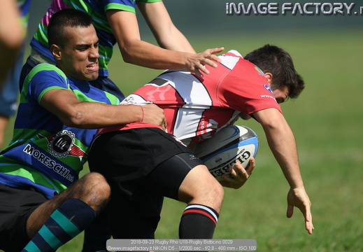 2018-09-23 Rugby Rho U18-Rugby Botticino (45-0)